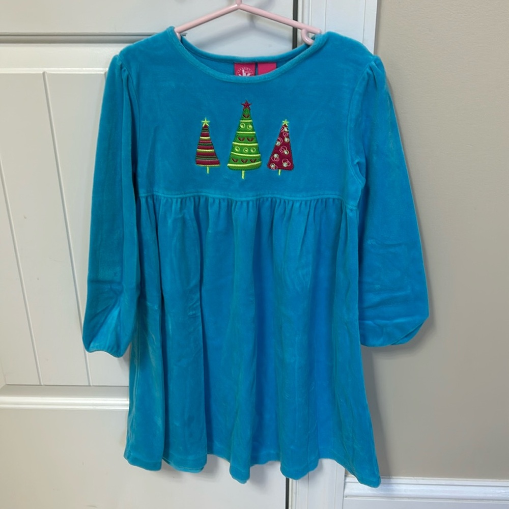 Appliqué Christmas Tree dress